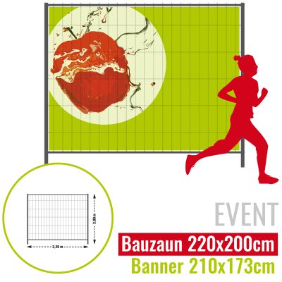 Bauzaunbanner für 220_200-Bauzaun